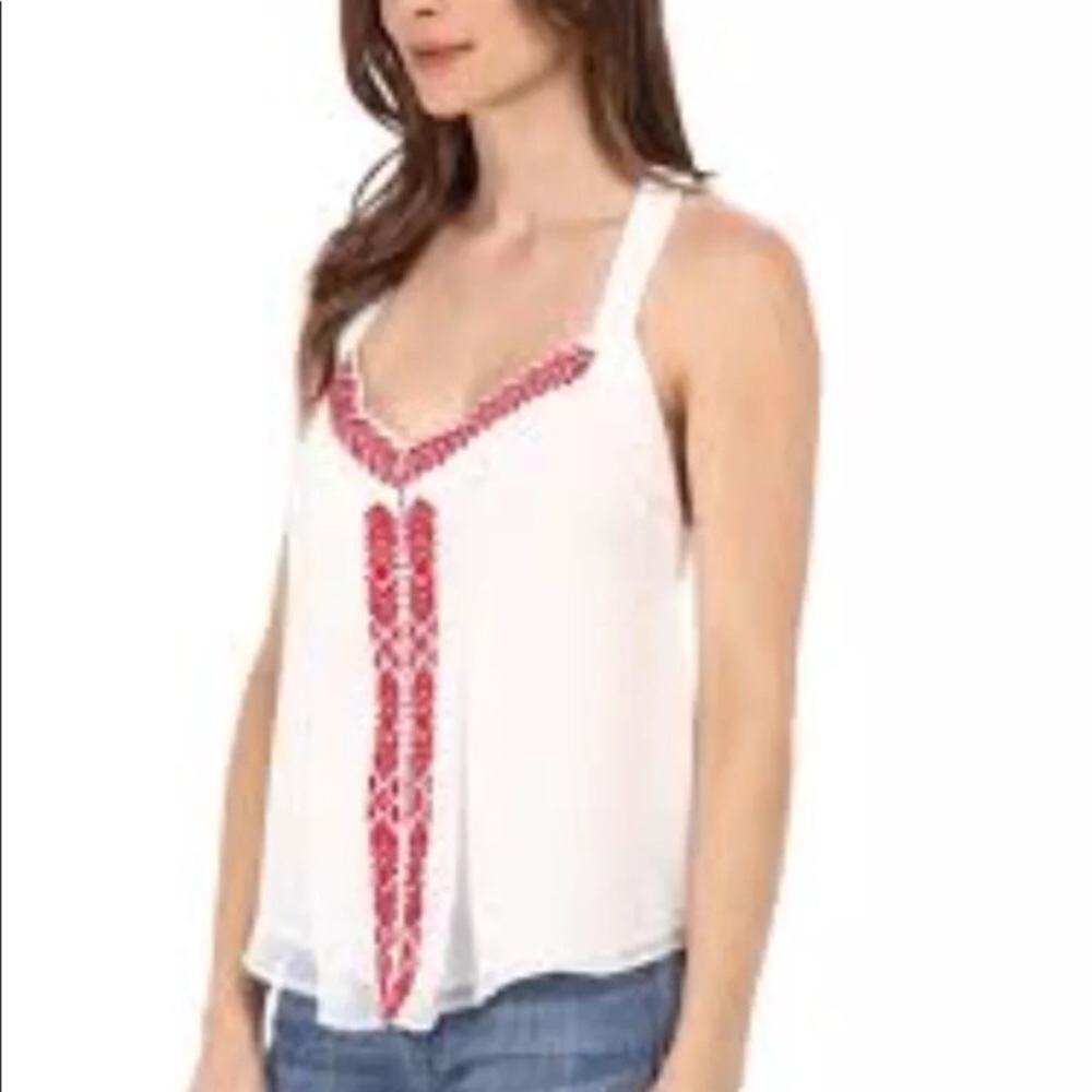 NWOT Sam Edelman flowy tank top T strap